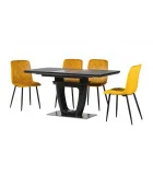 Ceramic table TML-860-1 black onyx order